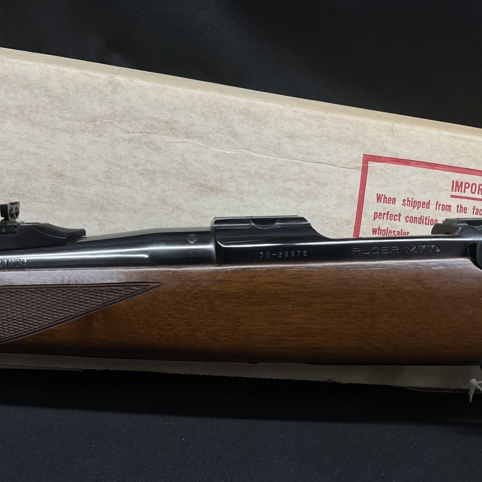 Ruger M77 .243, Serial # 78-29676 With Original Box