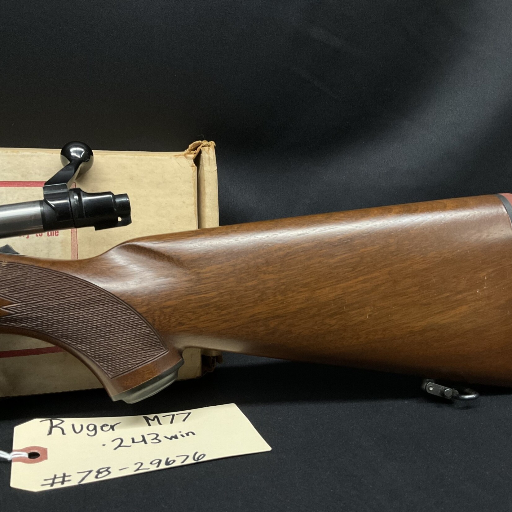 Ruger M77 .243, Serial # 78-29676 With Original Box