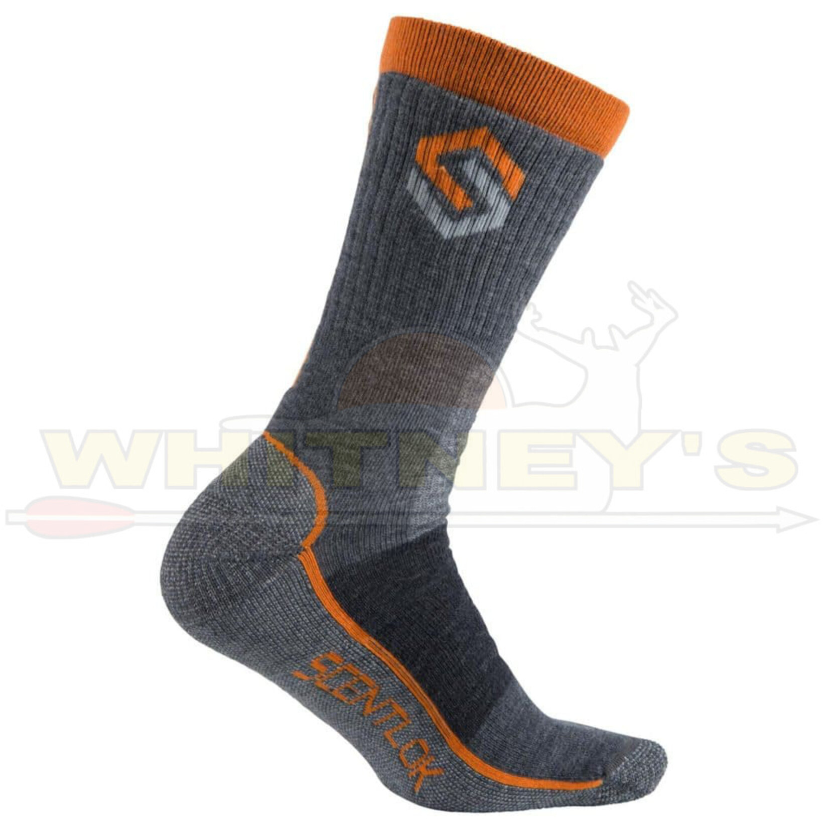 ScentLok Tech. Inc. ScentLok Midweight Merino Crew Socks, Charcoal