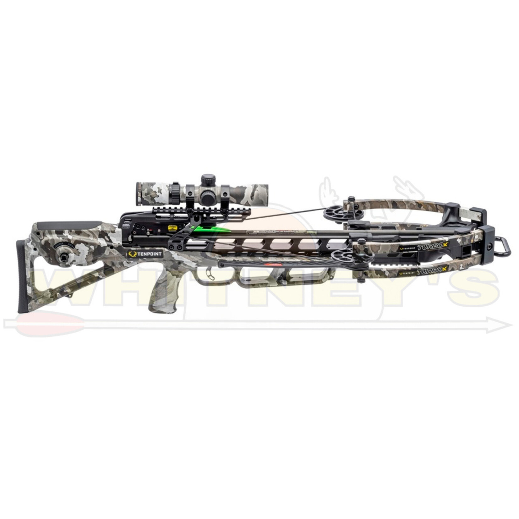 TenPoint TenPoint Turbo X Acuslide Rangemaster 100 Camo Scope Package,