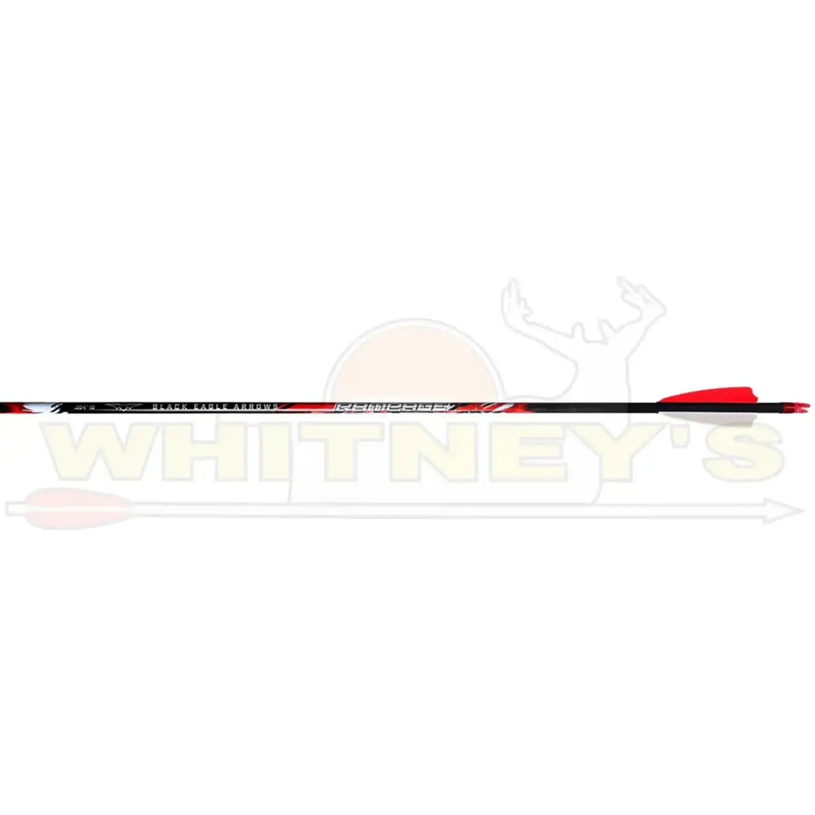 Black Eagle Black Eagle Rampage 2.5" Shield Cut .001 Arrows, 6PK