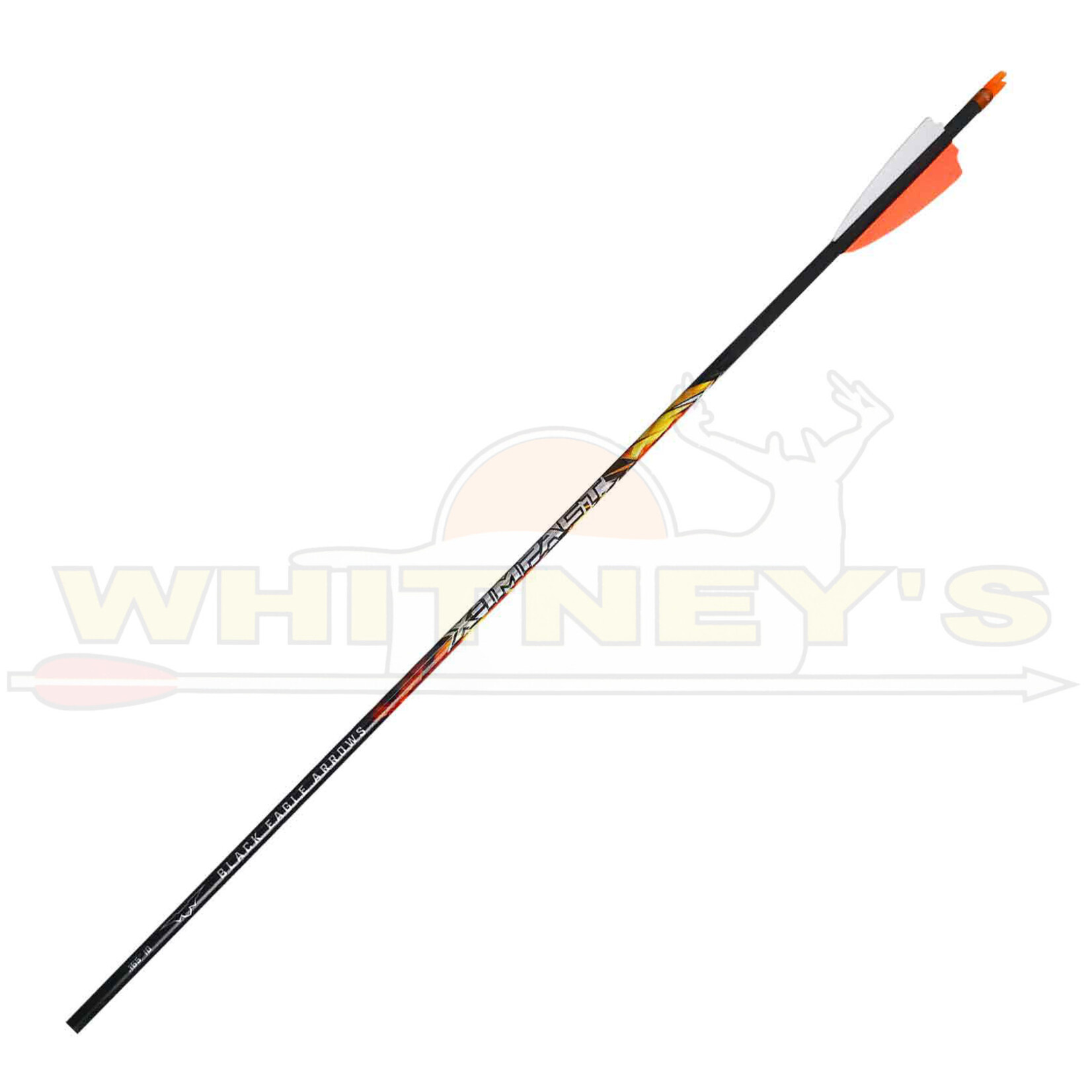 Black Eagle Black Eagle X Impact 2.5" Shield Cut .001 Arrows, 6PK