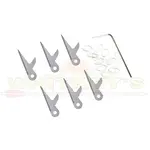Swhacker Swhacker 2-Blade 125gr. 2" Cut Steel Replacement Blades, 6PK- 245