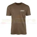 Mathews Apparel Mathews Filling Station Tee, Brown