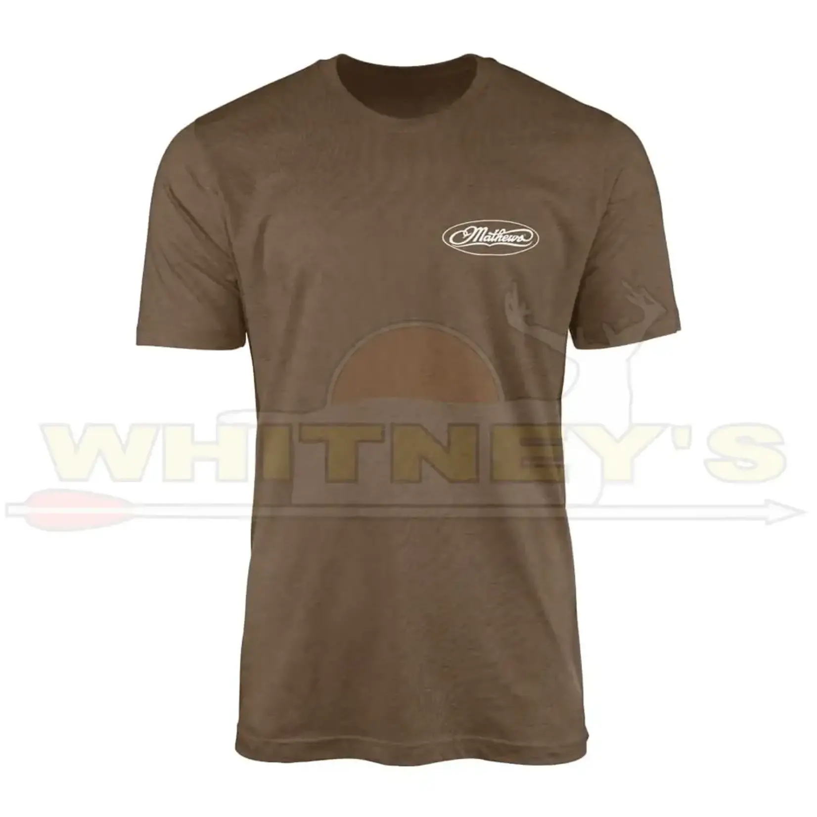 Mathews Apparel Mathews Filling Station Tee, Brown