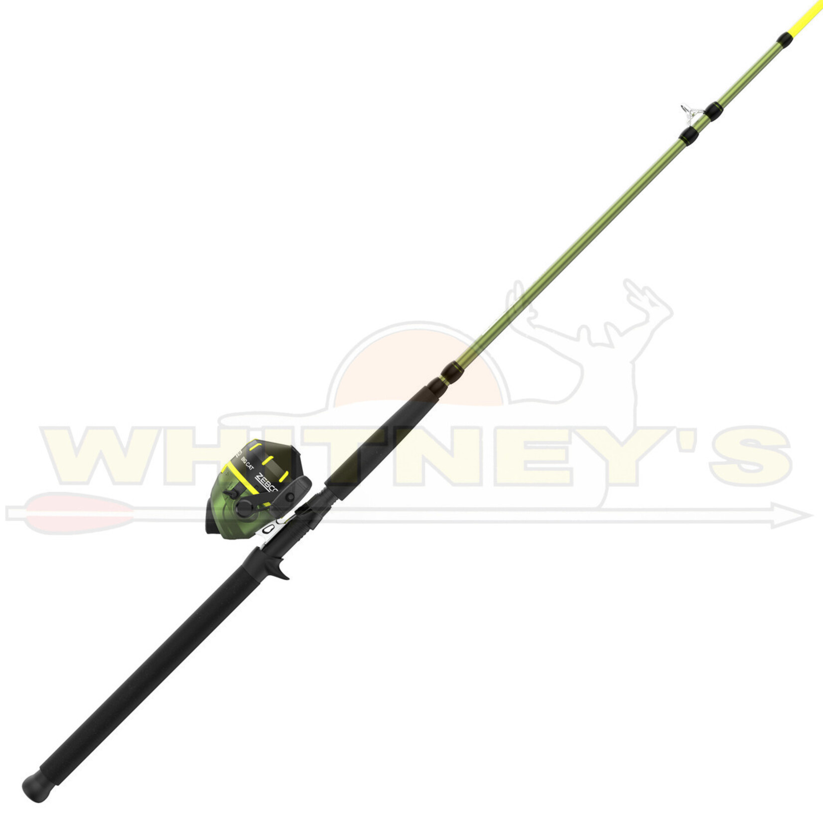 Zebco Zebco 606 Big Cat 7'0" 2PC Telescopic Medium-Heavy Spincast Combo w/Eagle Claw Tackle