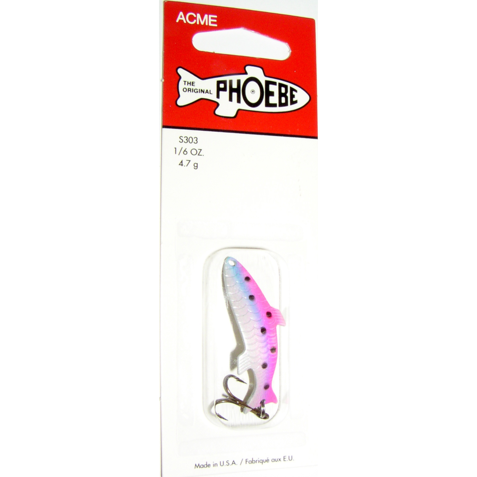 Acme Phoebe 1/6 oz. pink,blue,white