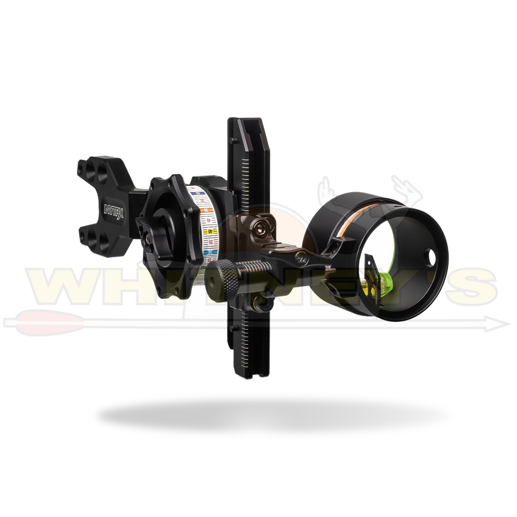 HHA Sports HHA NYTRX X2 2-Pin Side Mount Sight, Green & Yellow Pins