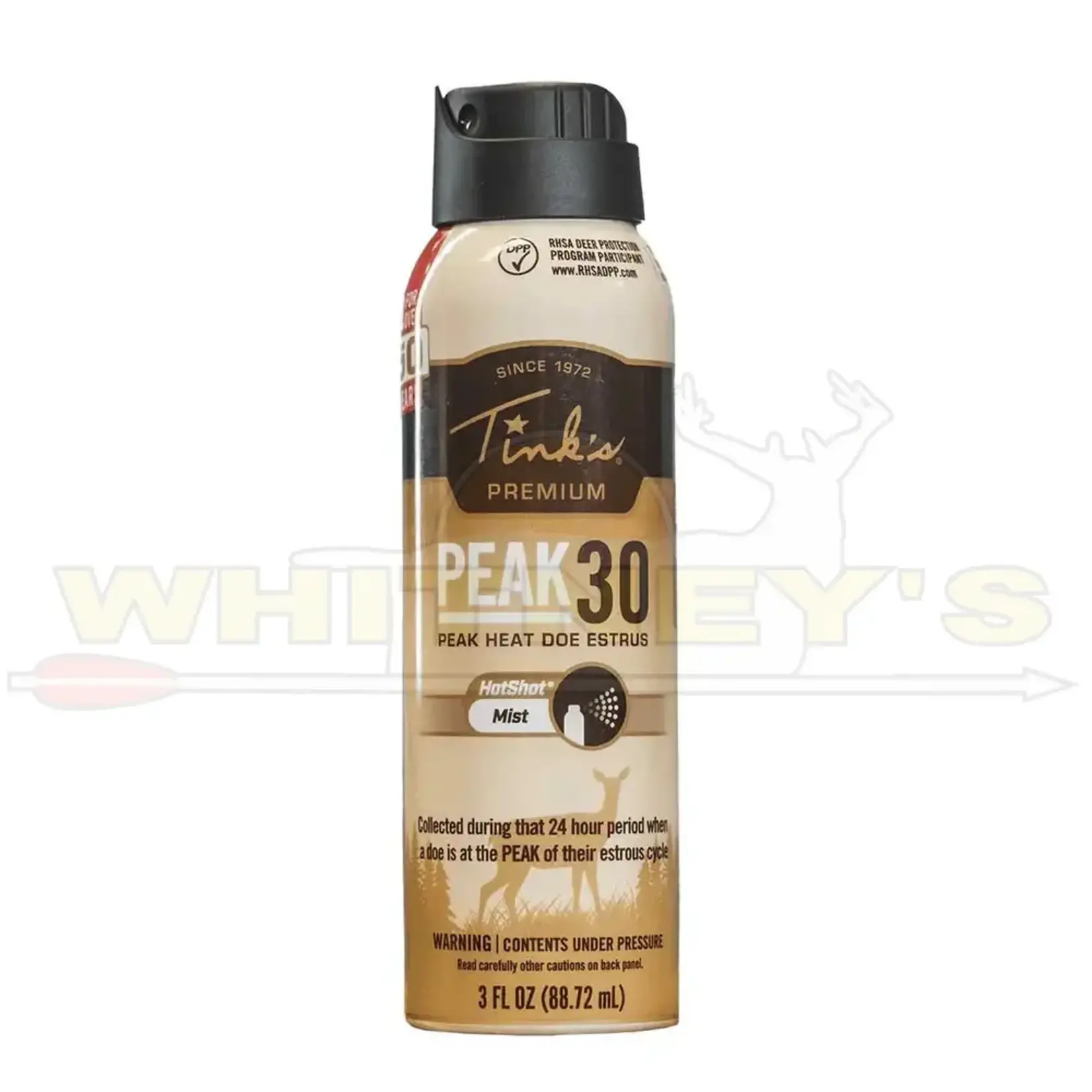 Tink's Tink's PEAK30 Premium Doe Estrus Hot Shot Mist, 3oz.- W5343