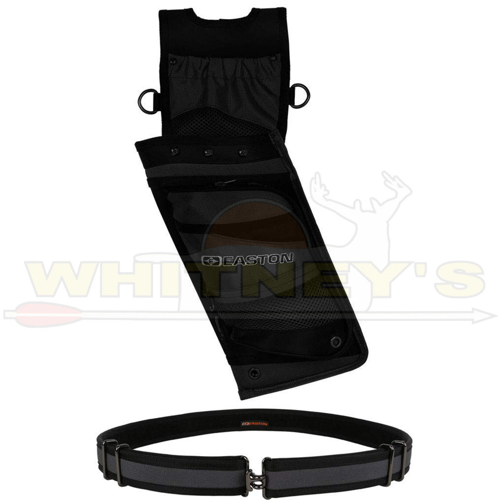 EASTON Easton Deluxe Field Quiver w/ Belt RH, Black