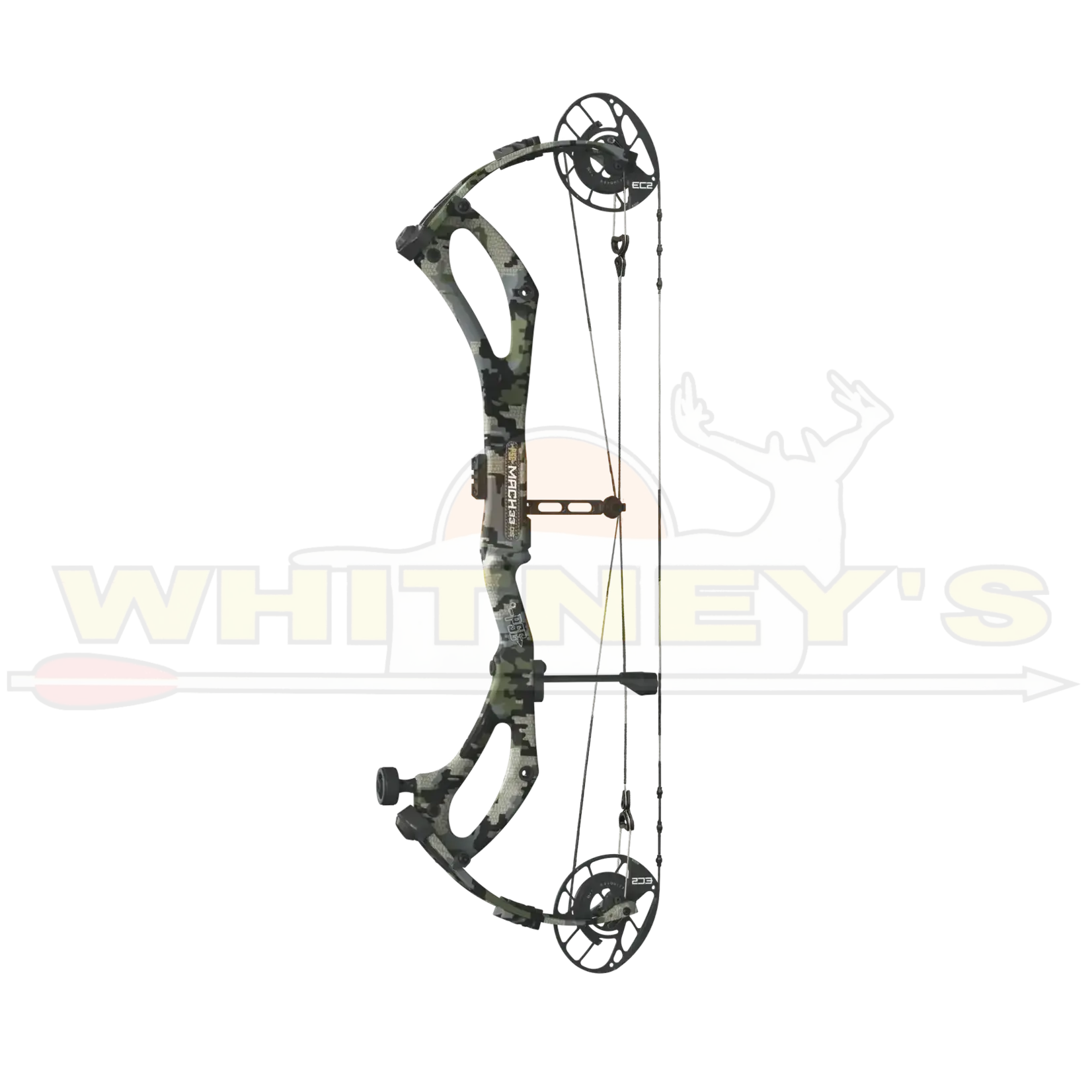 PSE Archery PSE Mach 33 EC2 RH/29-70#, Kuiu Verde
