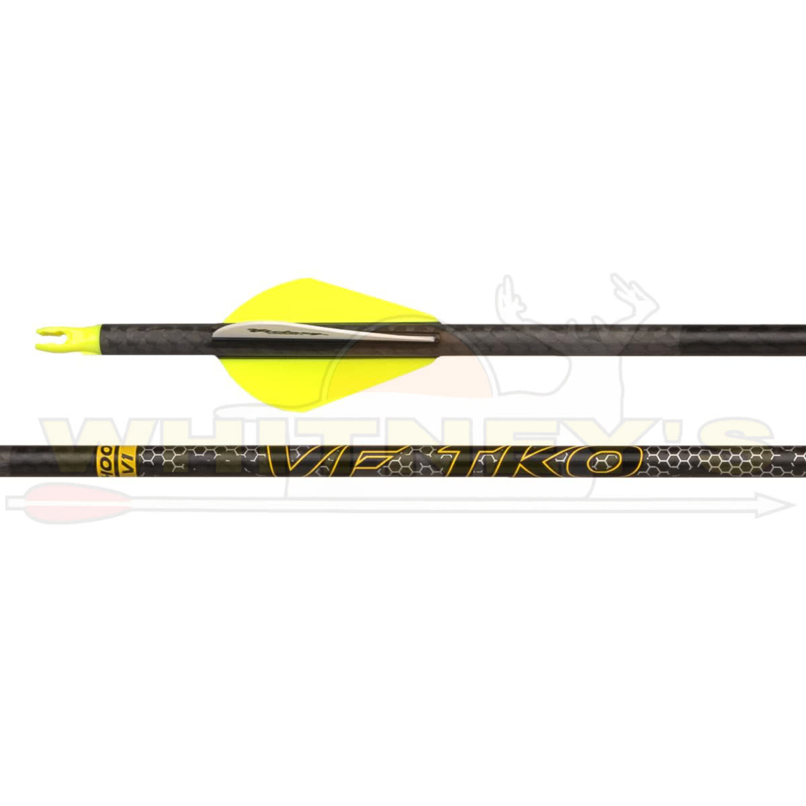 Victory Victory Archery VF TKO 350 Spine - Elite .001" Arrows, 6PK- VFTKE-350FB-6