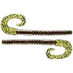 Triple S Sports Berkley Powerbait Power Worm 7" Watermelon Purple Red Fleck