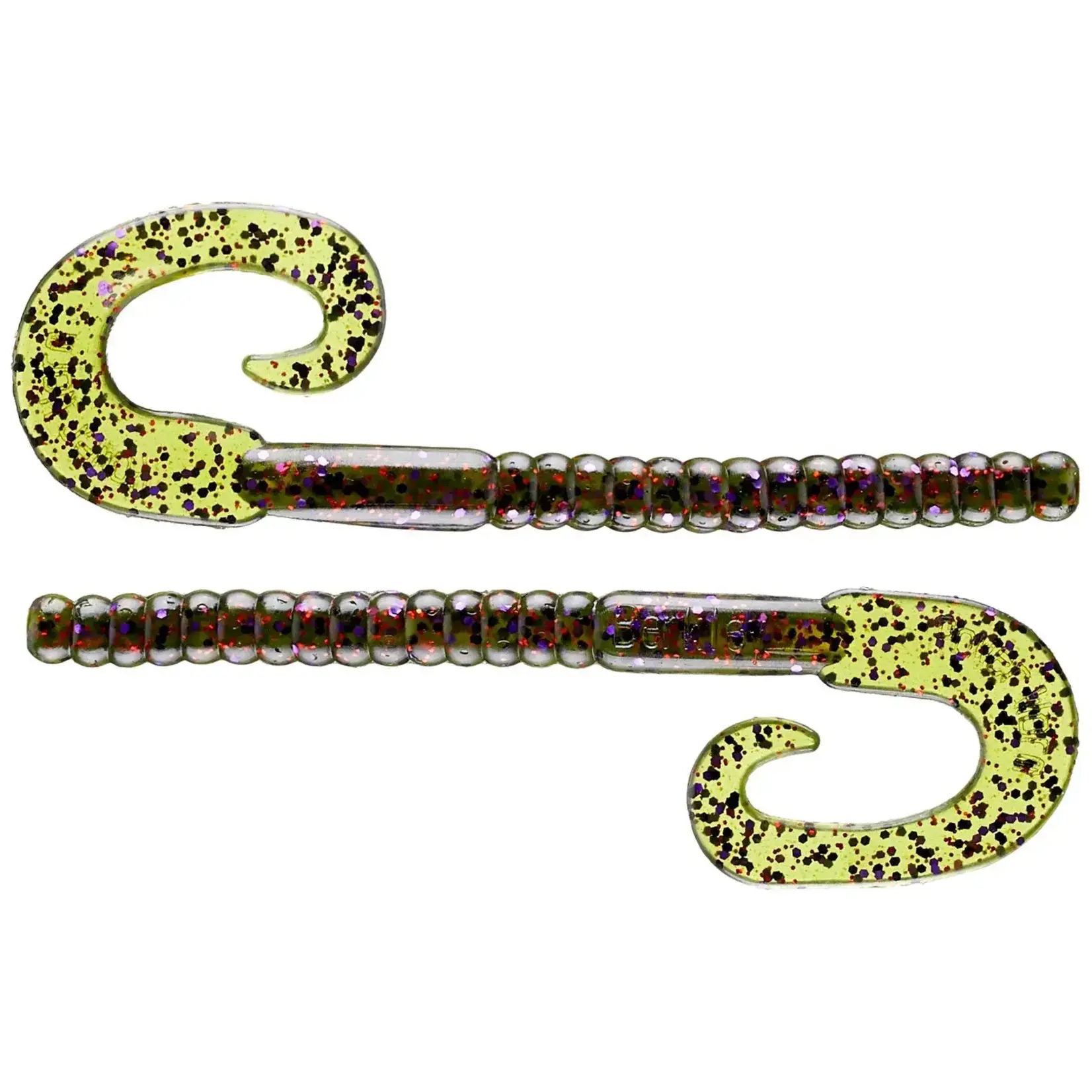 Triple S Sports Berkley Powerbait Power Worm 7" Watermelon Purple Red Fleck