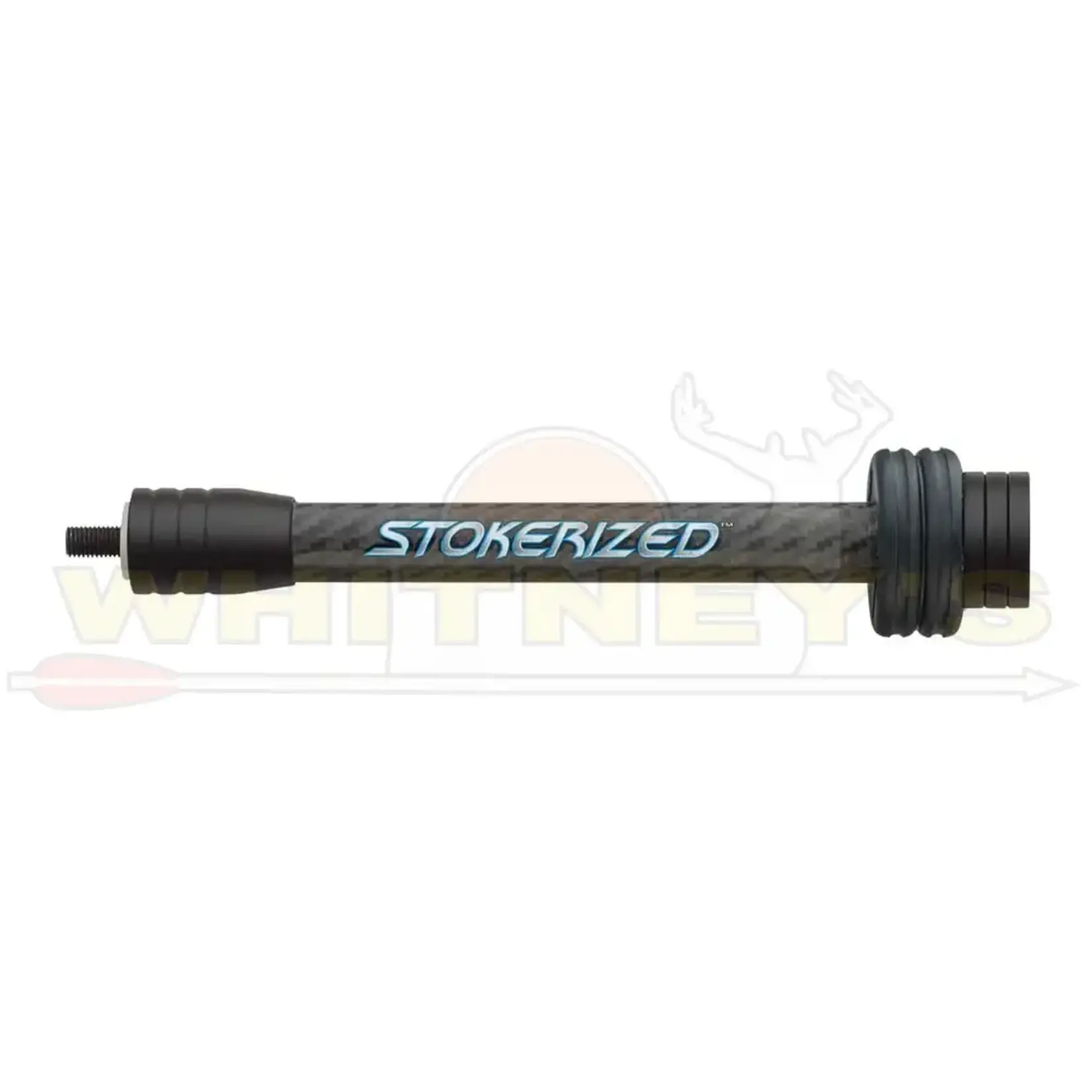 Stokerized Stokerized Super Lite (SL) 8" Carbon Hunter Stabilizer, Black