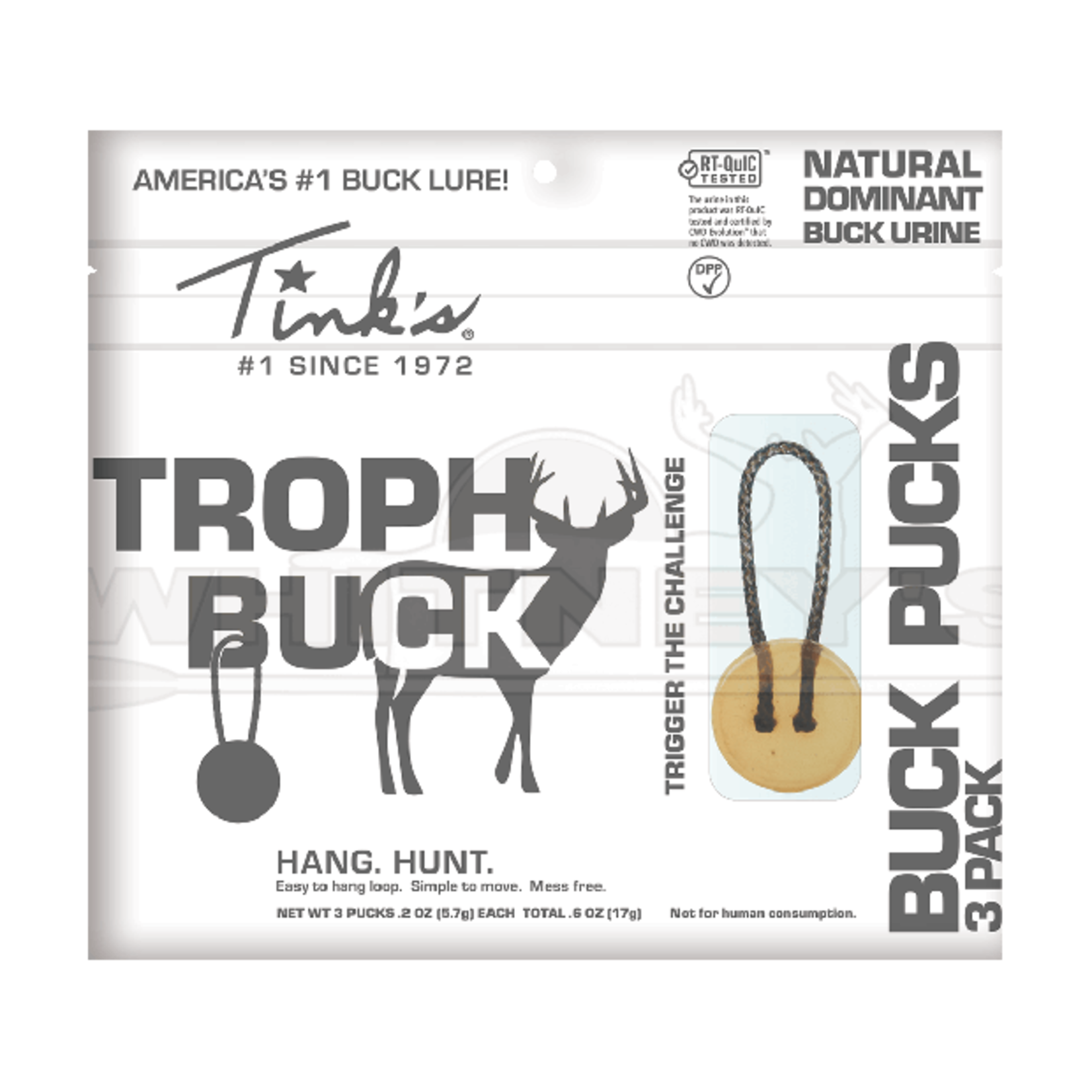 Tink's Tink's Trophy Buck Buck Pucks, 3Pk- W6342