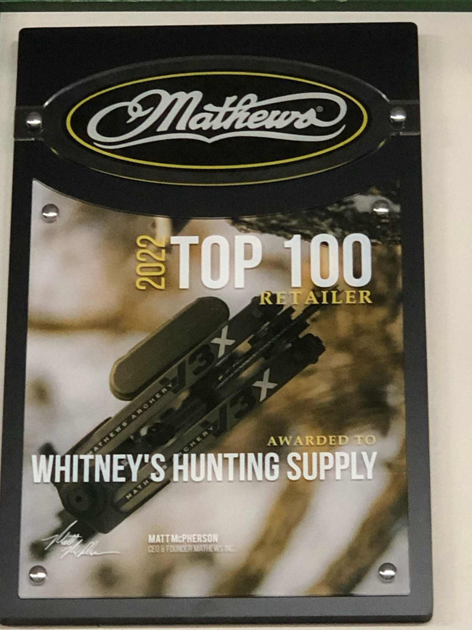 2022 Mathews Top 100 Dealers