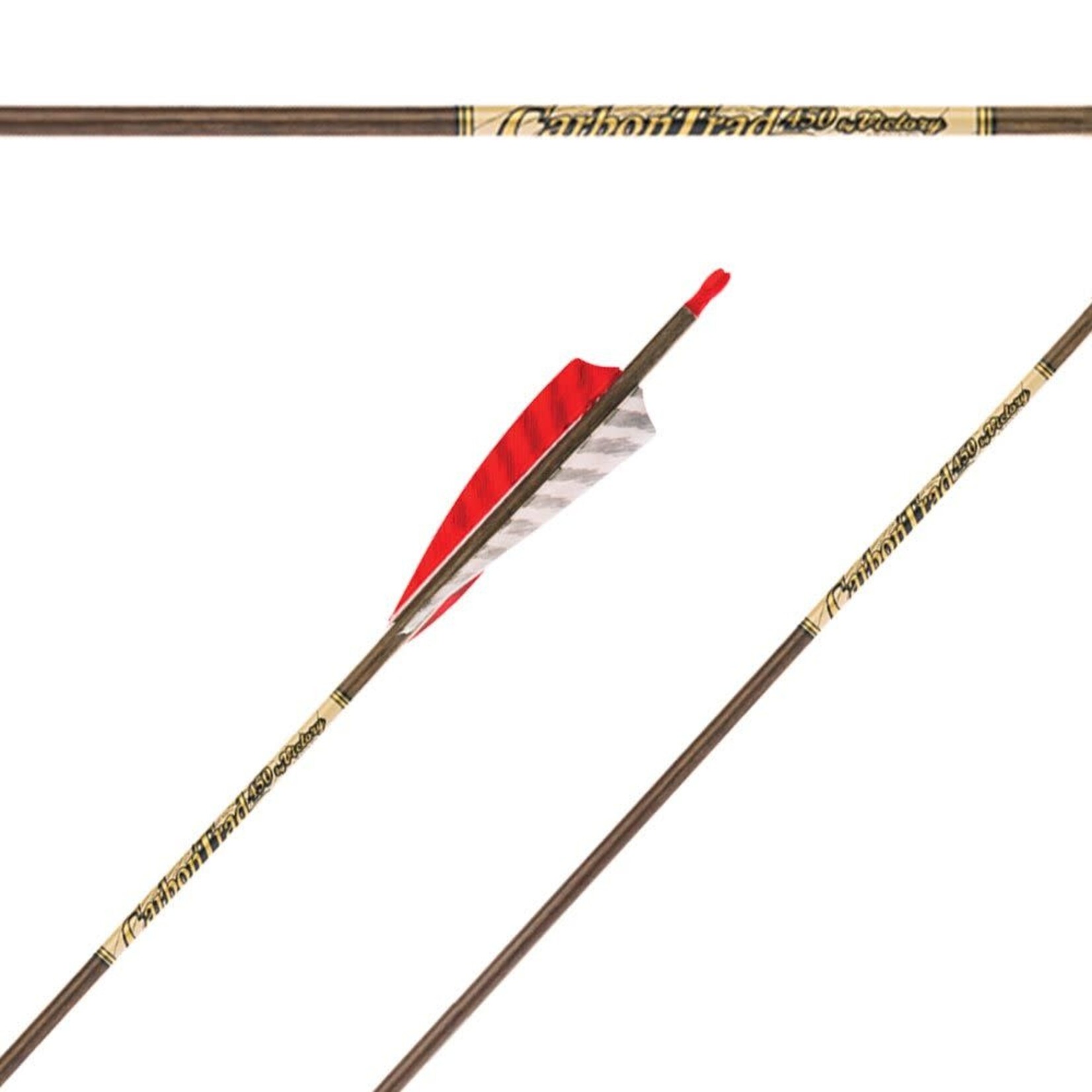 Victory Victory Carbon Trad Gamer Arrows - 6pk -