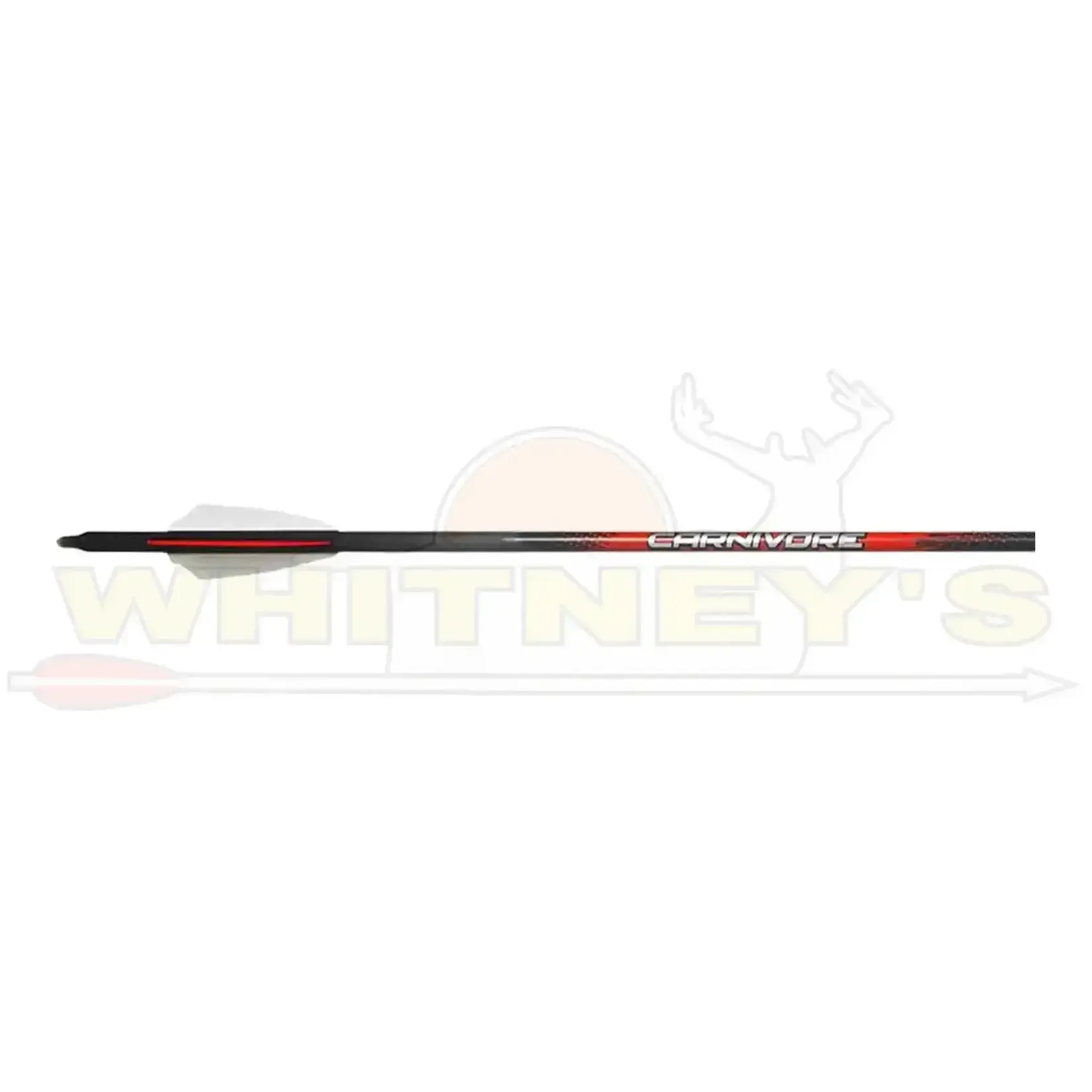 Black Eagle Black Eagle Carnivore 2.5" Shield Cut .003 Arrows, 6PK