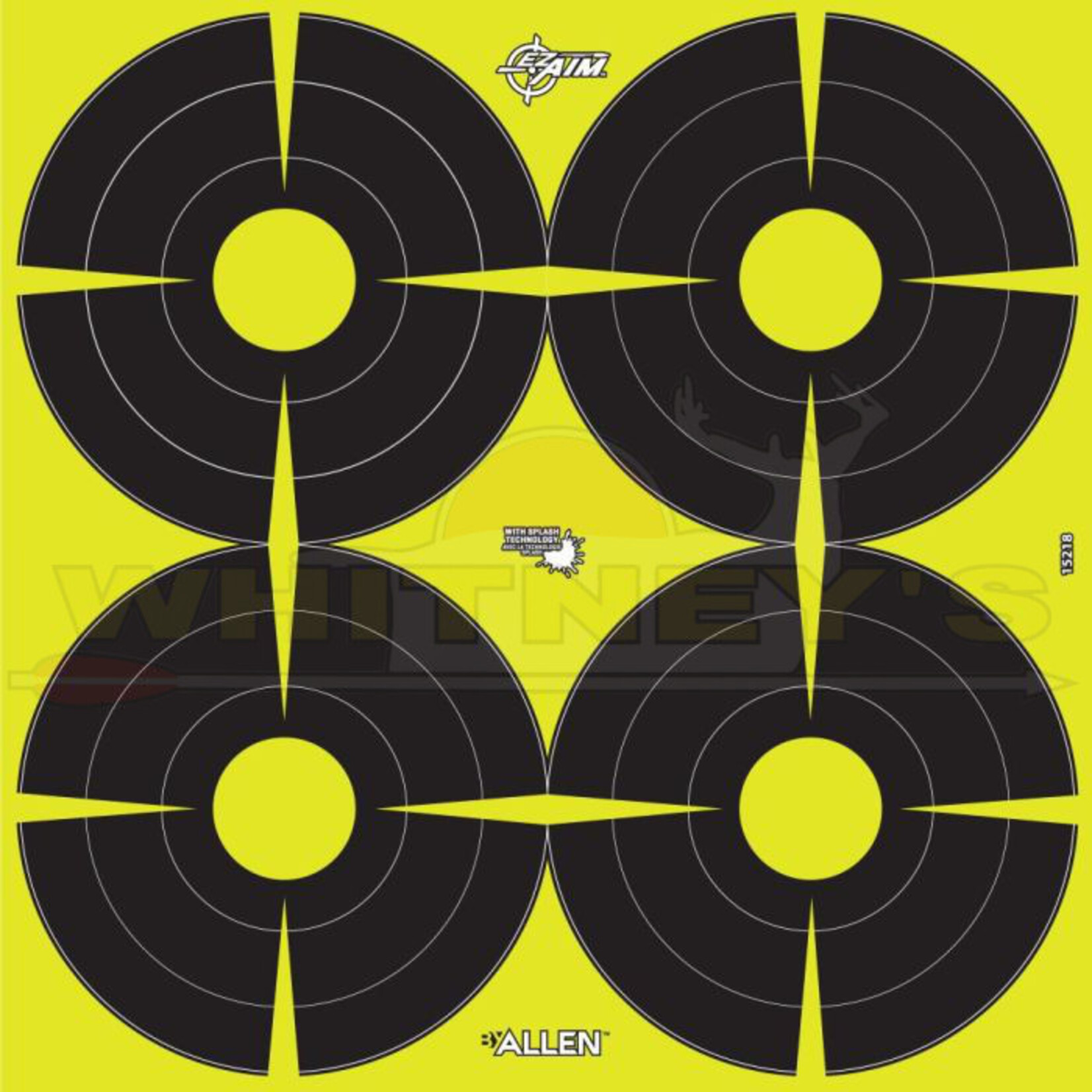 Allen Company Allen EZ Aim Splash Non-Adhesive 12 X 12 - 4 Spot, 12PK- 15218