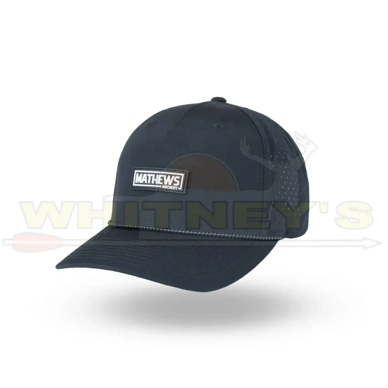 Mathews Apparel Mathews Classic Rope Cap, Black- 70467