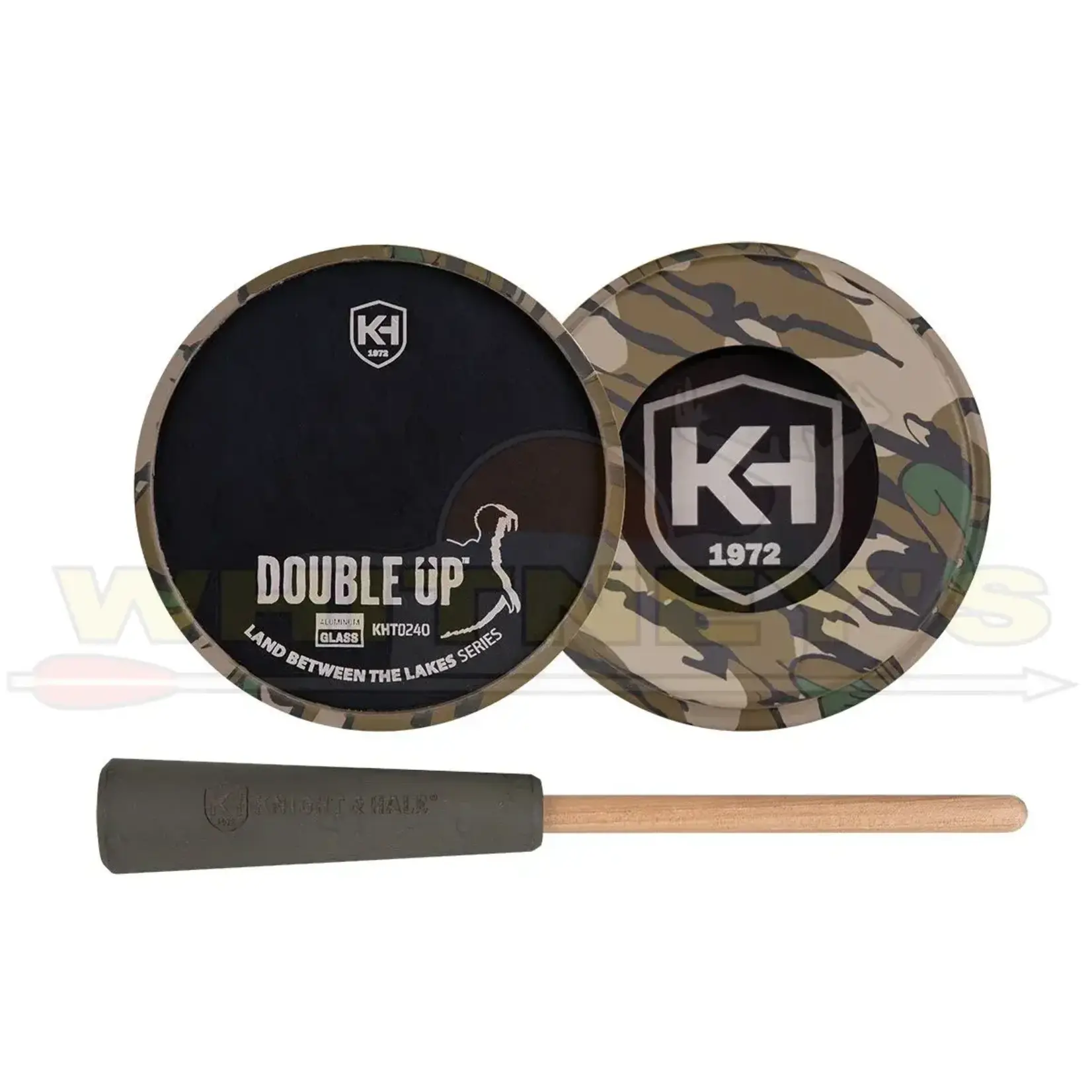 Knight & Hale Knight & Hale Double Up Pot Call Aluminum/Glass