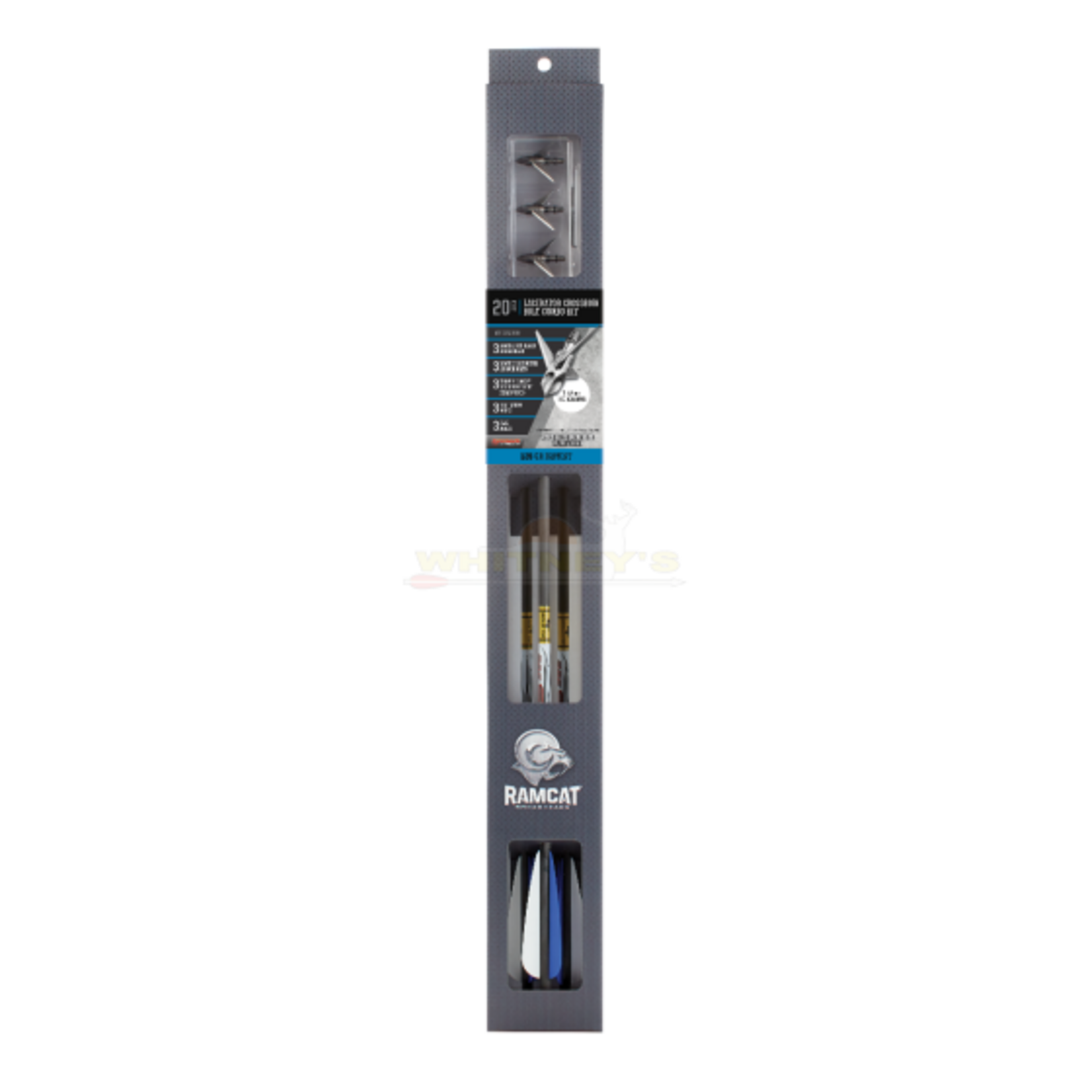 Ramcat RamCat 100gr. Lacerator Broadheads/Bolt Kit- 20"- R2007