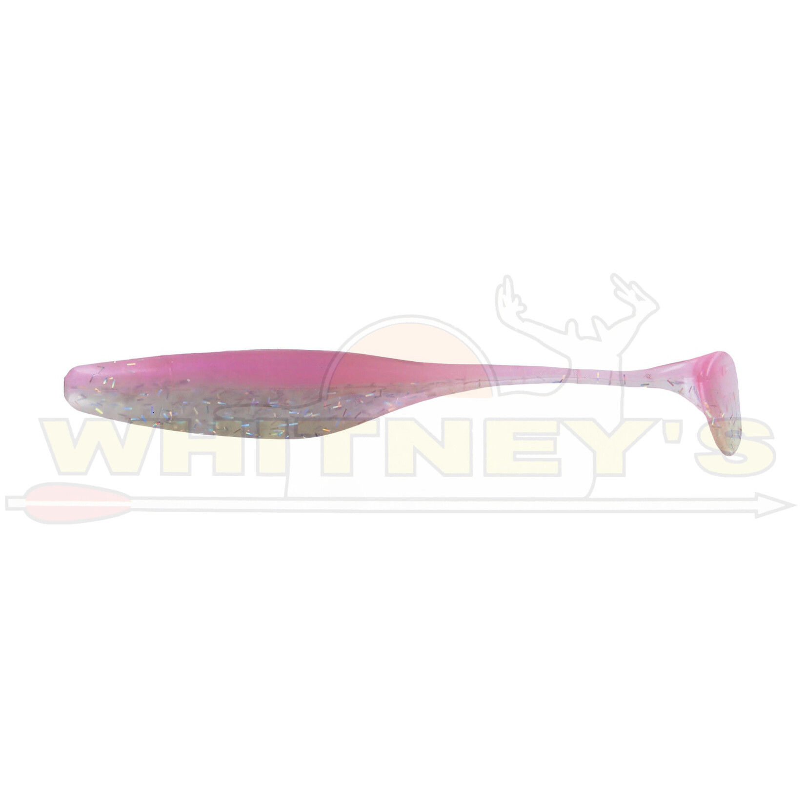 Big Bite Baits Big Bite Baits 5" Paddle Tail Jerk Minnow, Purple Disco- 5PK