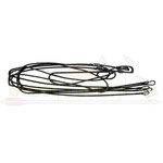 Gas Bowstrings Gas Strings High Octane Blackout, Complete Set