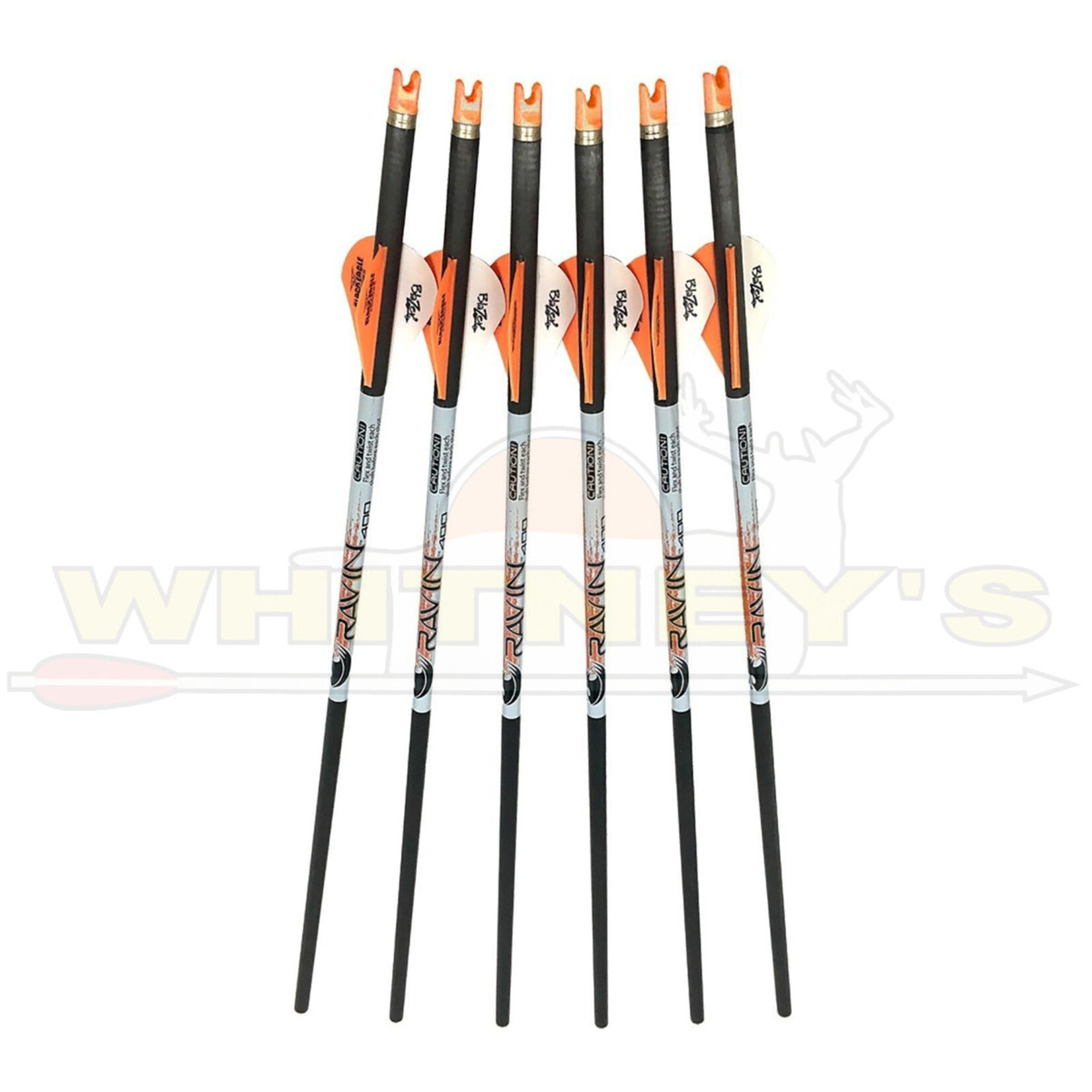 Ravin Crossbows LLC Ravin Crossbow Bolts W/Orange Nocks .001, 6PK- R139