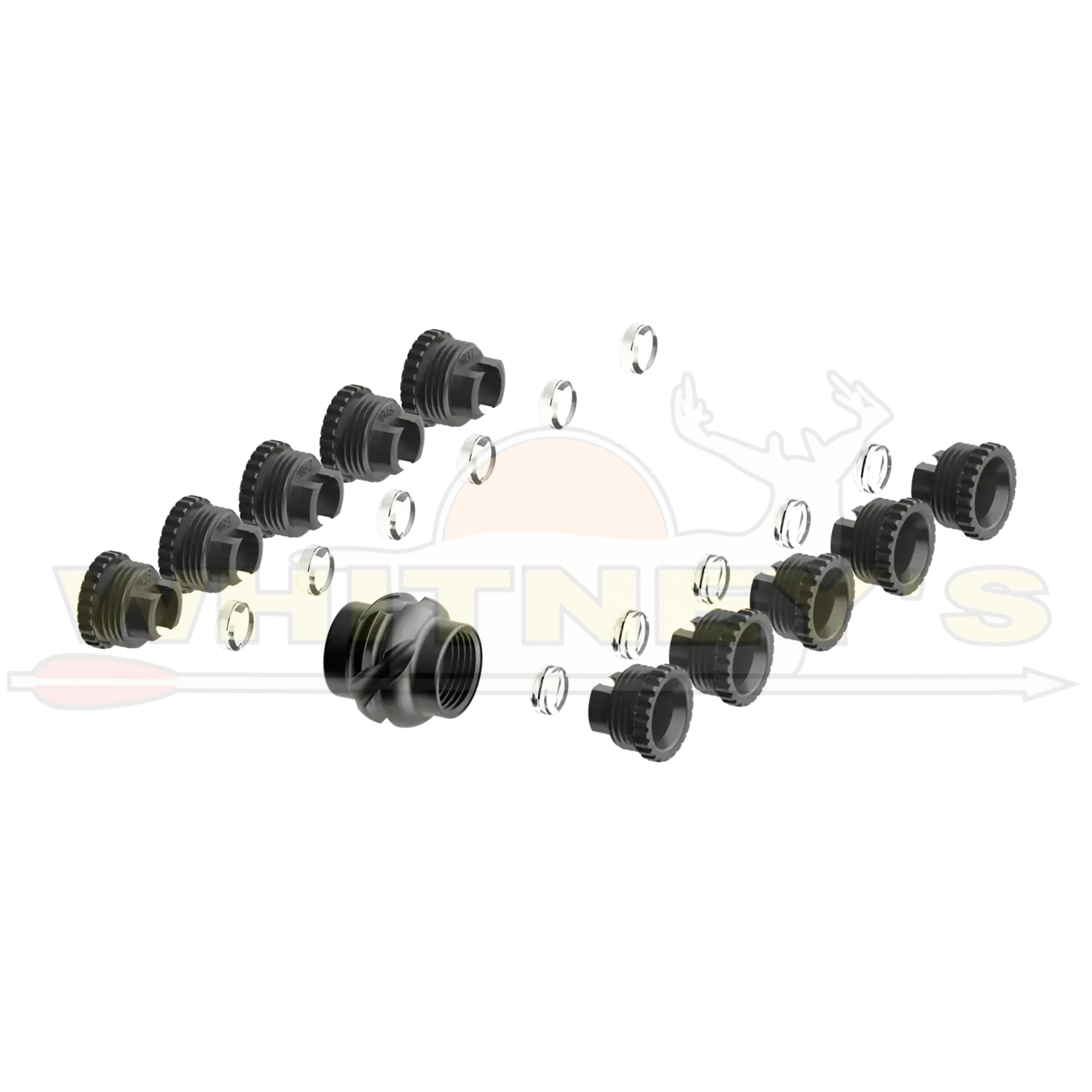 Specialty Archery, LLC Speciality Archery Stack It Deluxe Peep Kit- STKDLXKT