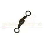 Eagle Claw Eagle Claw Black Barrel Swivels, Value Pack (12)