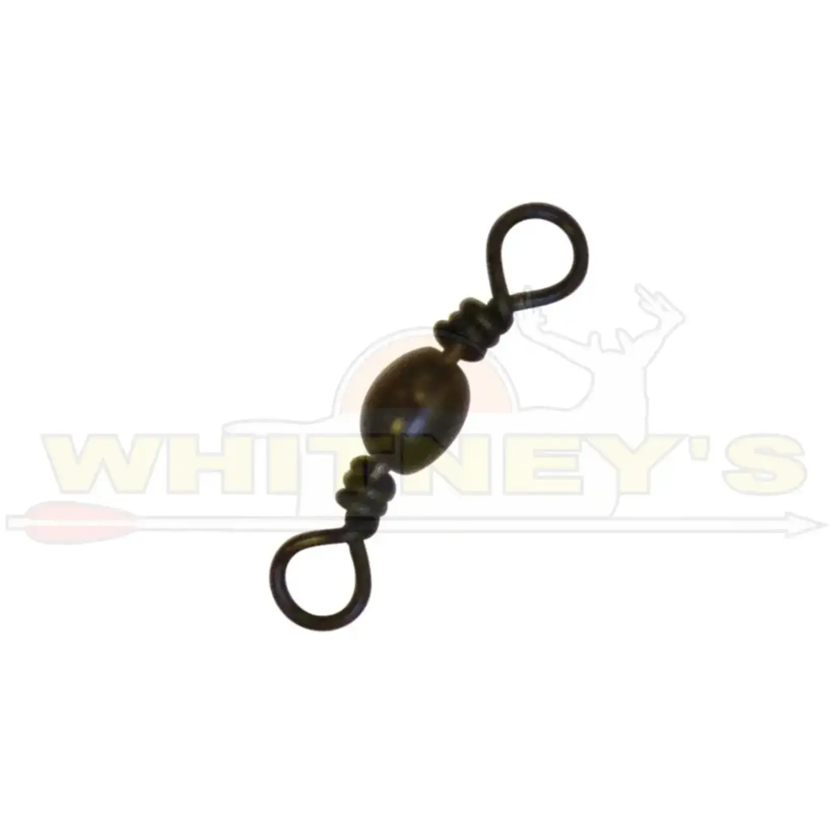 Eagle Claw Eagle Claw Black Barrel Swivels, Value Pack (12)