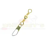 Eagle Claw Eagle Claw Brass Barrel Swivel w/ Safety Snap, Value Pack (12)