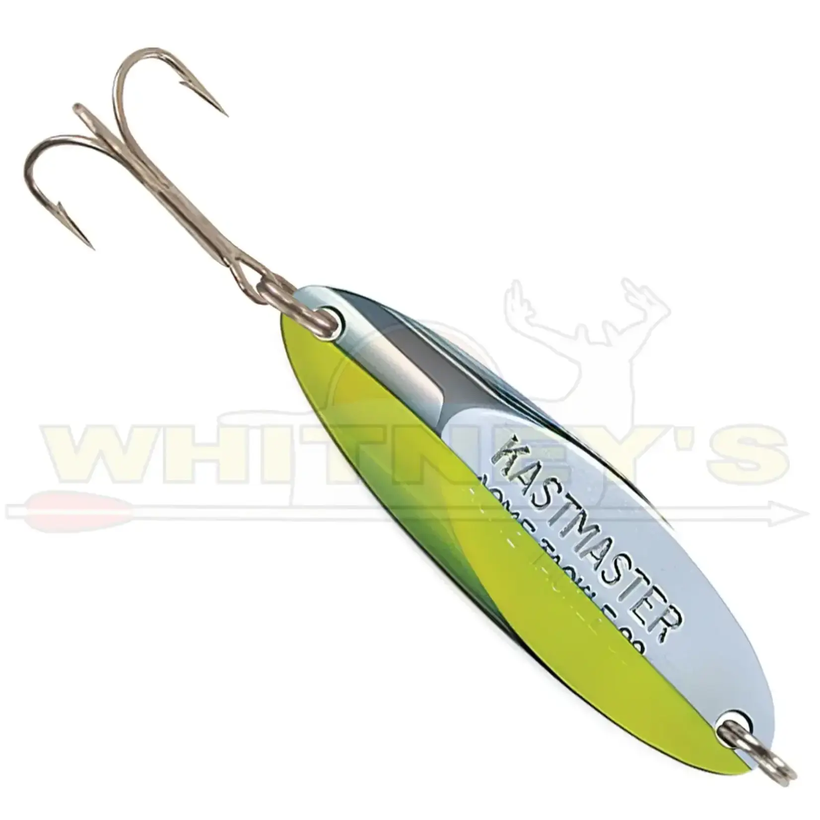 Acme Tackle Company Acme Kastmaster Color Series 1/4oz.- Chrome/Chart- SW10/CHCS