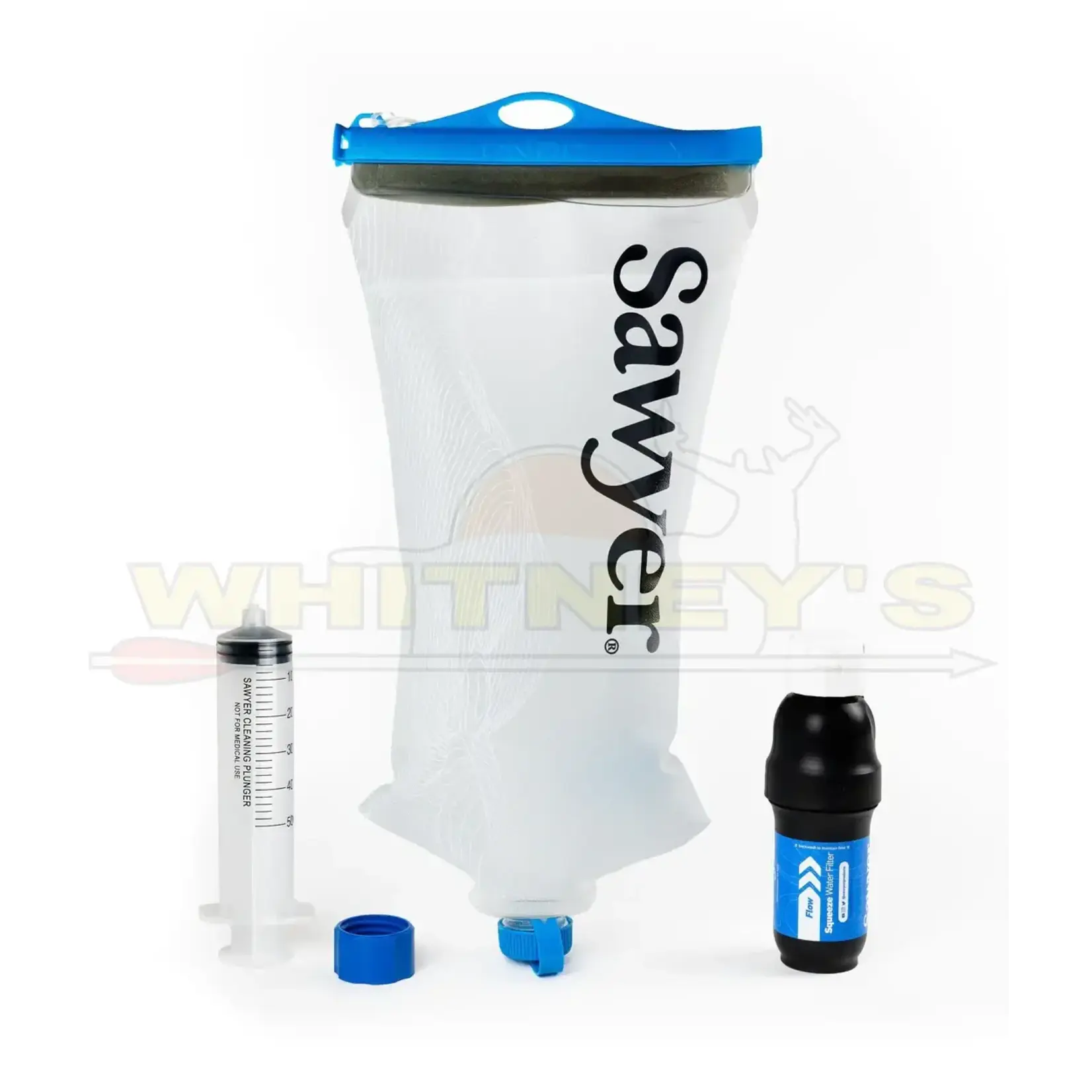 Sawyer Sawyer Squeeze Water Filtration System, CNOC Premium 2L Bladder, Clear- SP303