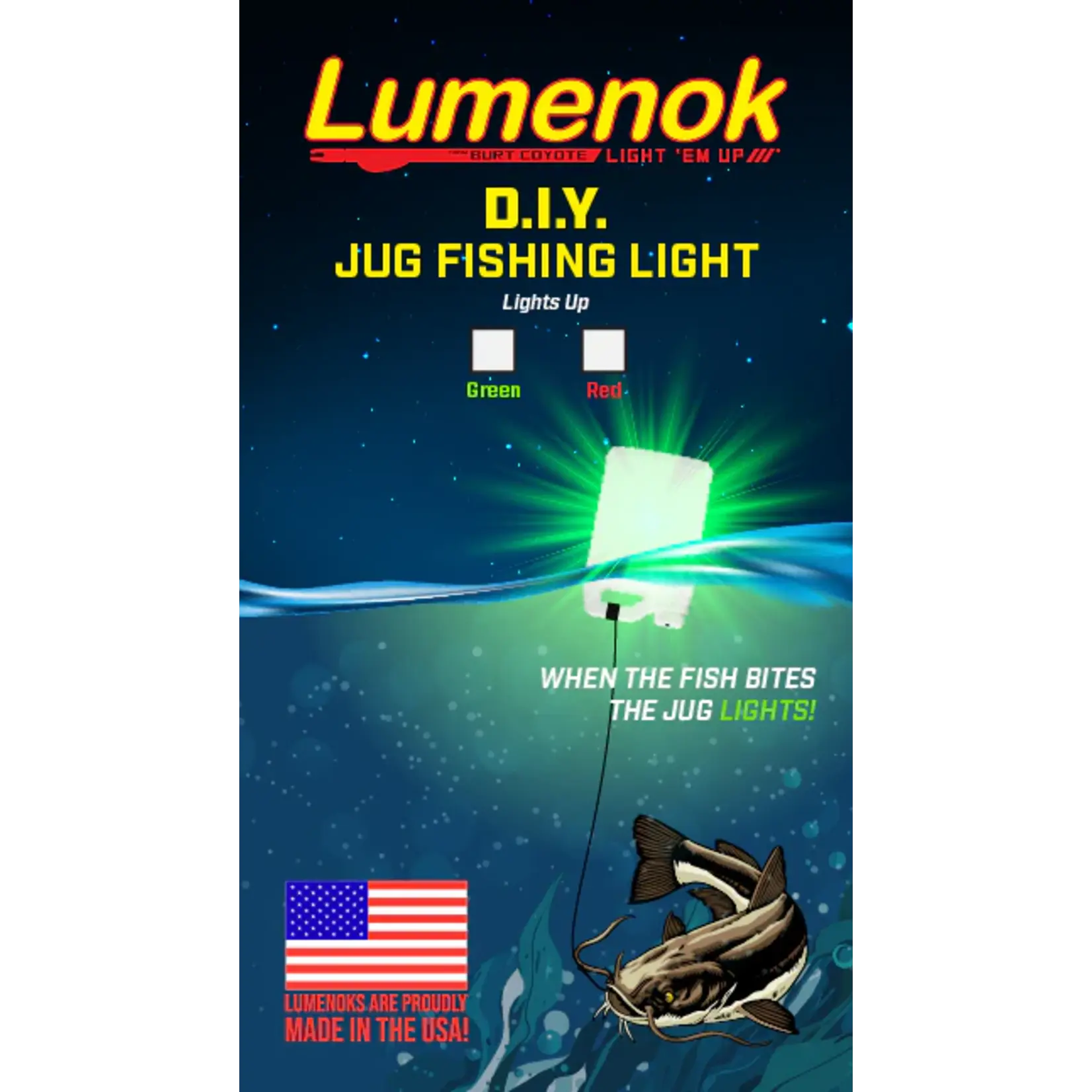 Burt Coyote Co., Inc. Lumenok DIY Jug Fishing Light - 3pk