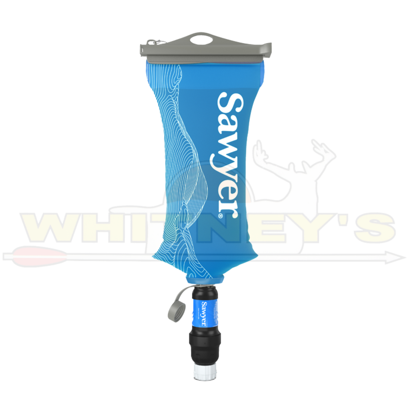 Sawyer Sawyer Squeeze Water Filtration System, CNOC Premium 2L Bladder, Blue- SP304