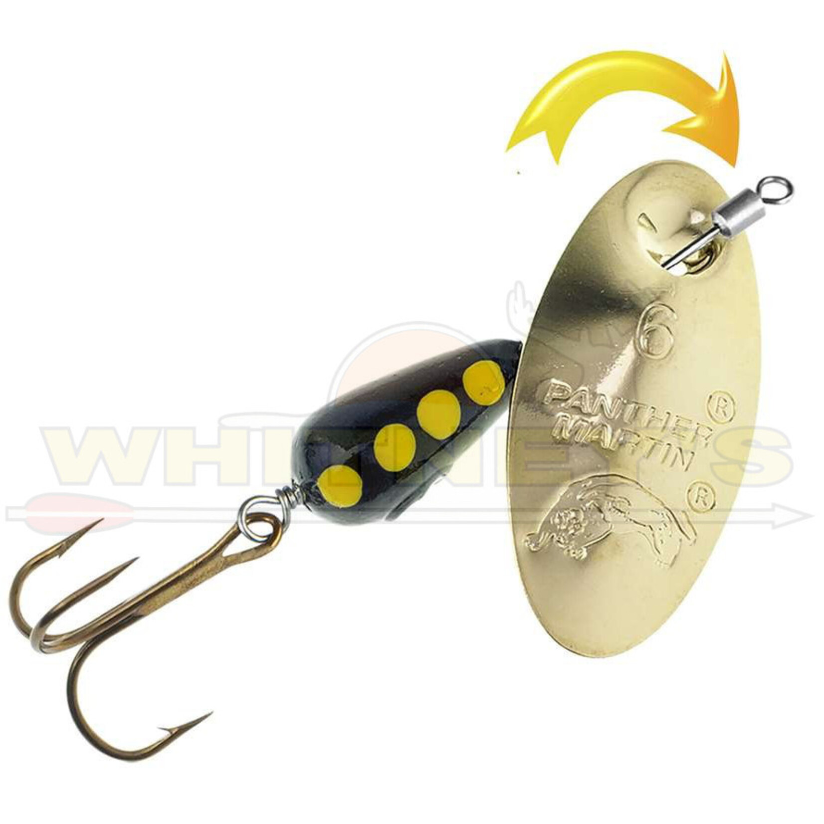 Panther Martin Panther Martin Inline Swivel Spinner-Gold 1/8 oz