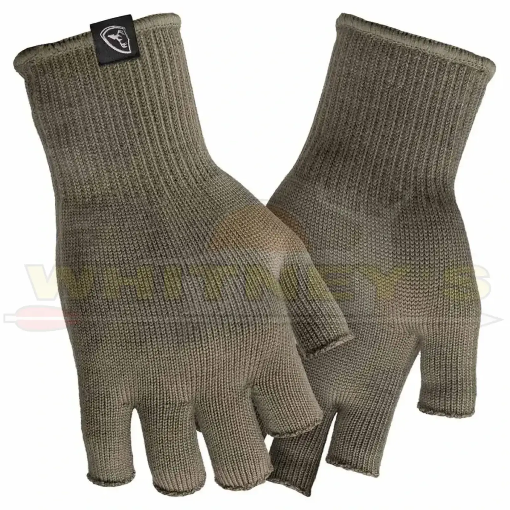 Blocker Outdoors, LLC Blocker Outdoor Merino Half Fingerless Gloves, Flint