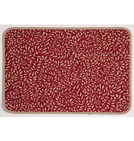 Placemat, Acrylic-Coated Courmayeur, Red