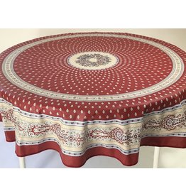 Acrylic-Coated Bastide Red 70 in Round