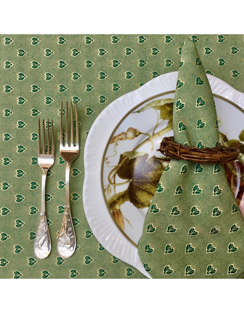 Amelie Michel Napkin Small Bee Green