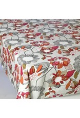 Amelie Michel Acrylic-Coated Bergen Floral, Red