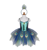 Great Pretenders Pretty Peacock Dress & Headband, 5-6Y