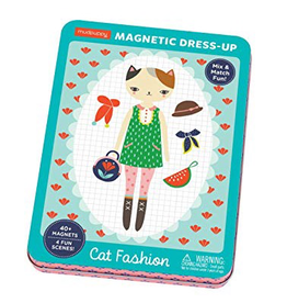 Mudpuppy Cat Fashion Magnetic Figures