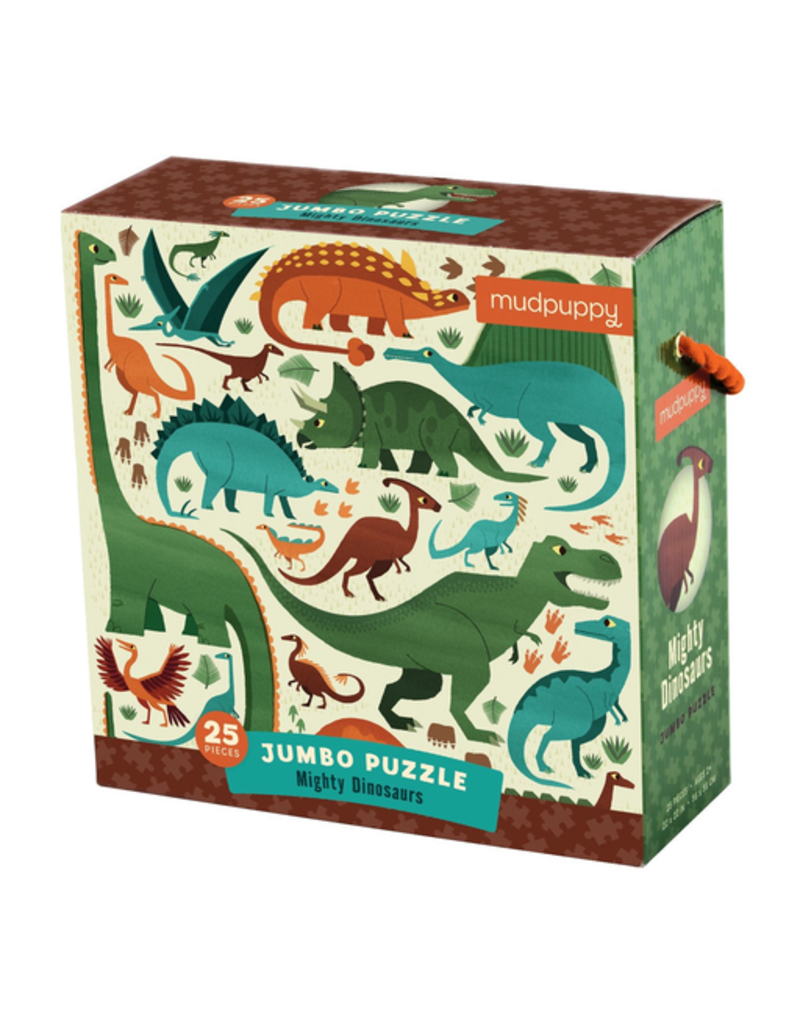 Mudpuppy Jumbo Puzzle Mighty Dinosaurs