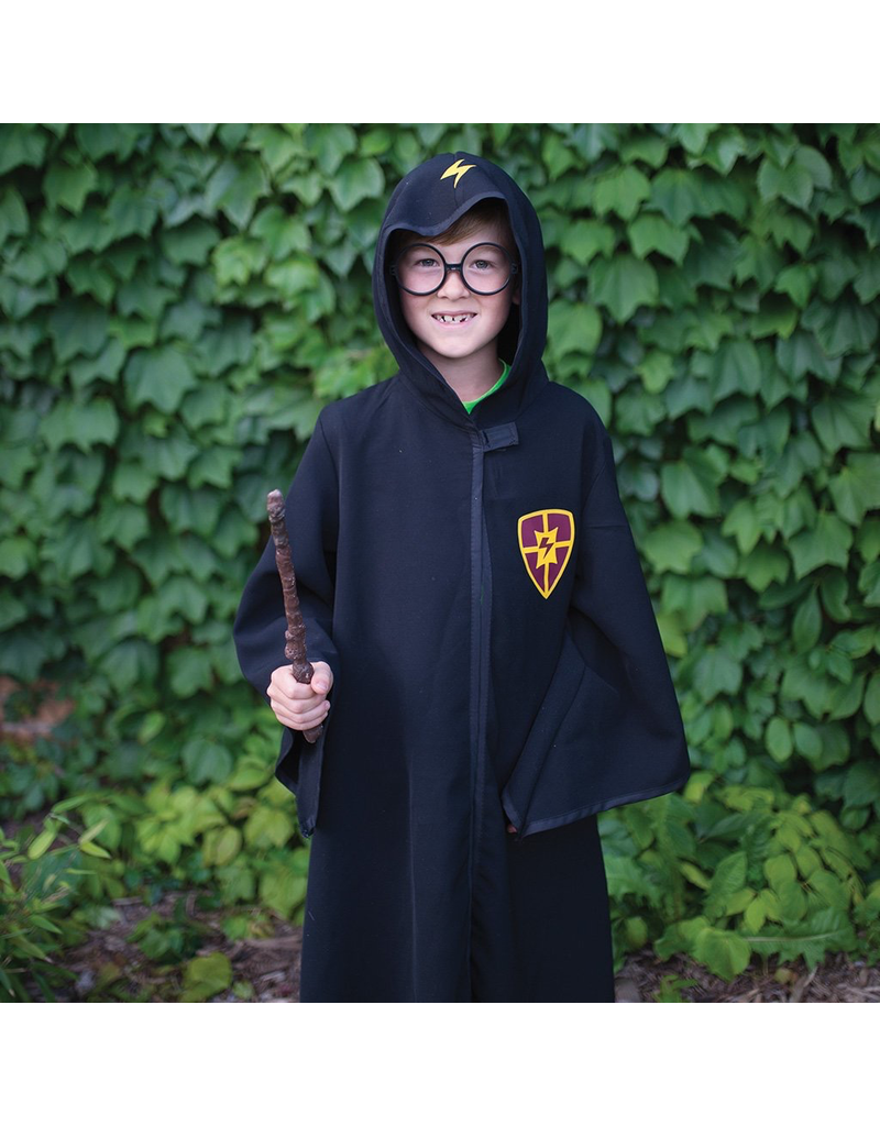 Great Pretenders Wizard Cloak & Glasses, Size 5-6