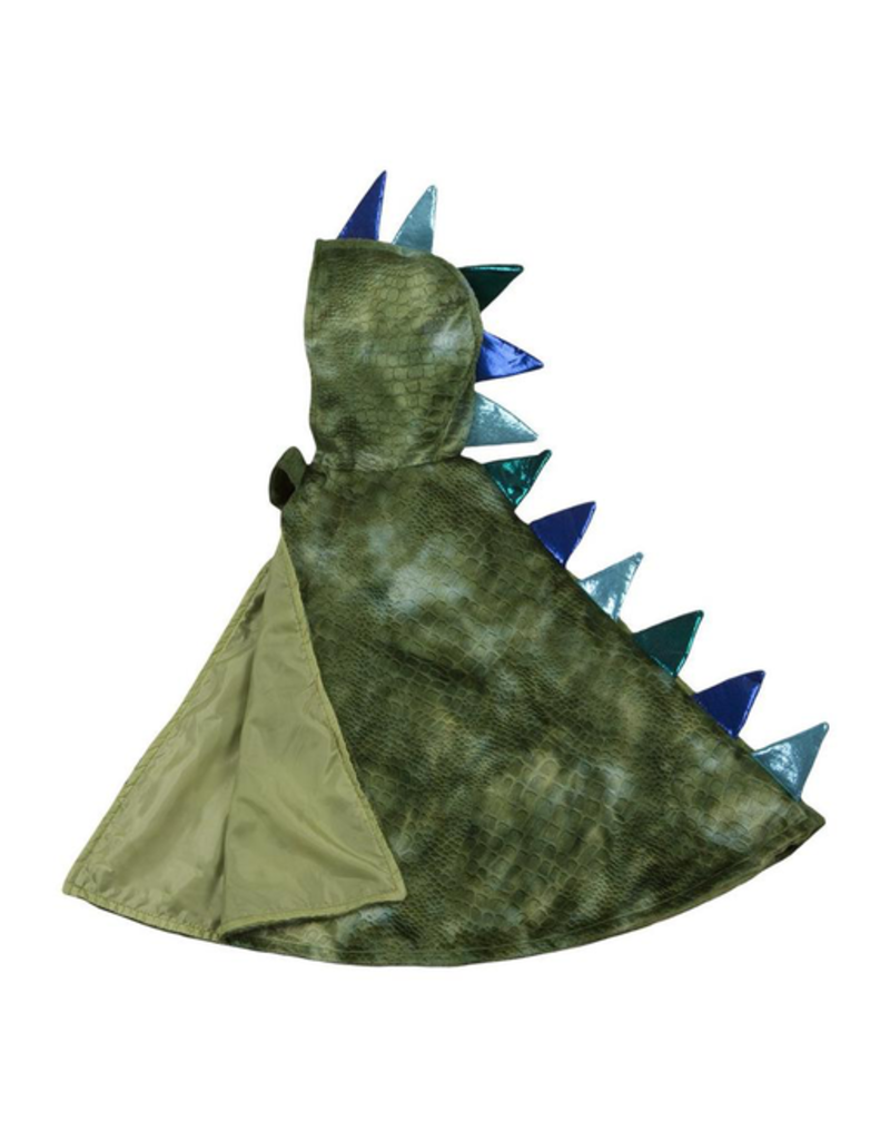 Great Pretenders Dragon Toddler Cape,  Green/Blue, 2-3T