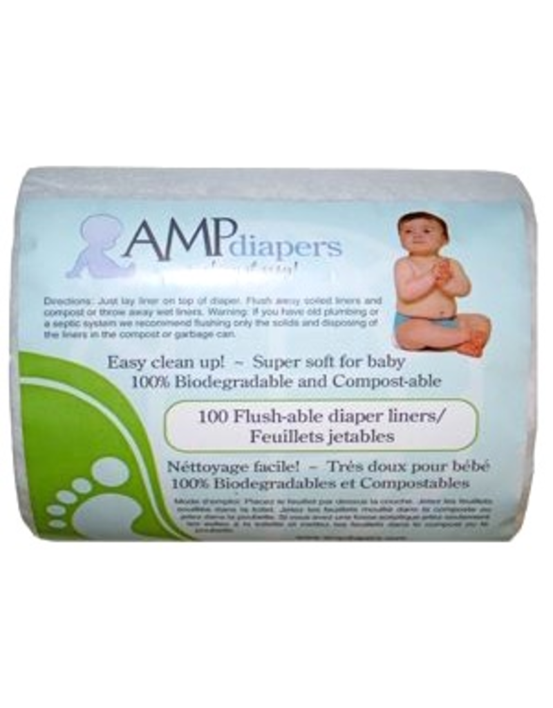 AMP Diapers Flushable Liner